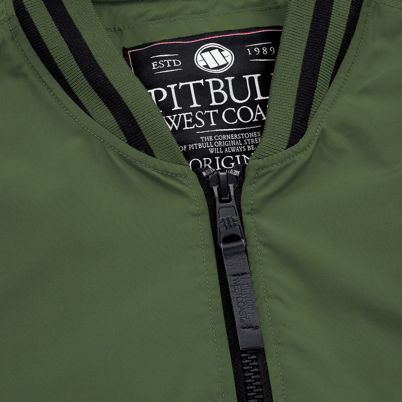 Pánska bunda Pitbull West Coast Nimitz Hooded olive 5