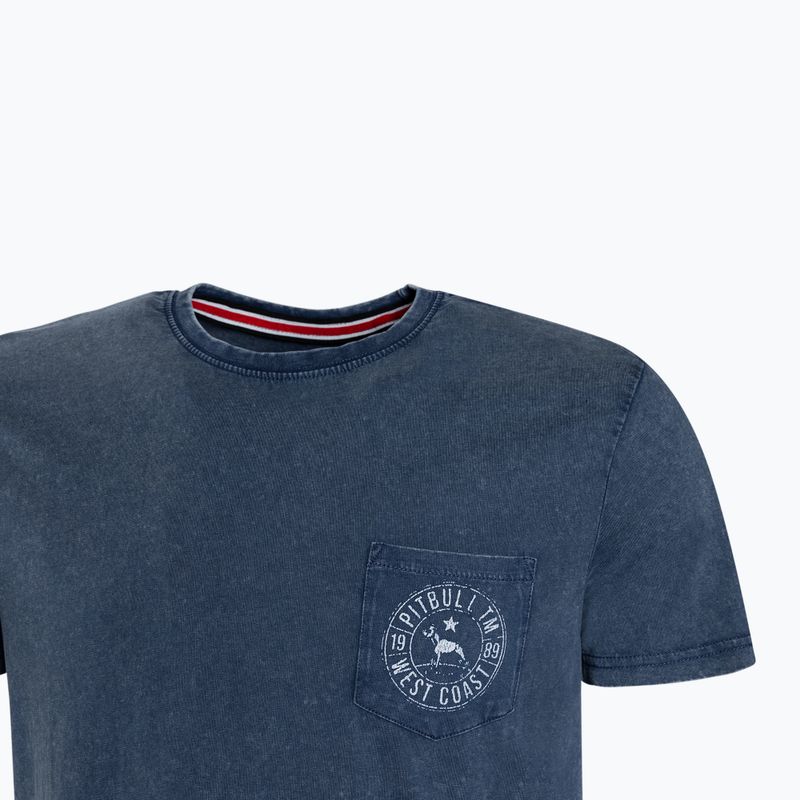 Pánske tričko Pitbull West Coast T-Shirt Circle Dog dark navy 3