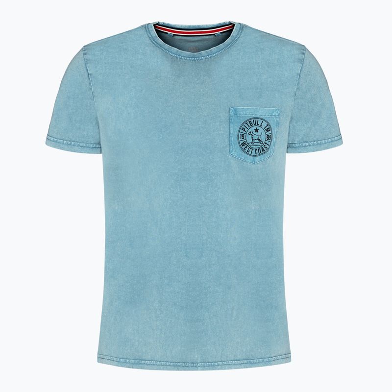 Pánske tričko Pitbull West Coast T-Shirt Circle Dog light blue