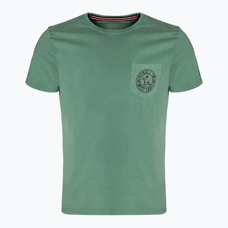 Pánske tričko Pitbull West Coast T-Shirt Circle Dog green