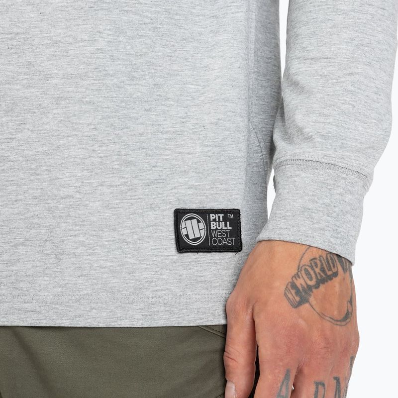 Pánska mikina Pitbull West Coast Small Logo Spandex 210 grey/melange 4