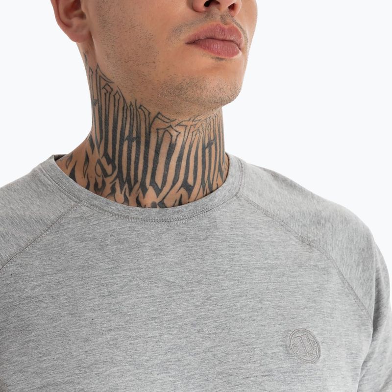 Pánska mikina Pitbull West Coast Small Logo Spandex 210 grey/melange 6