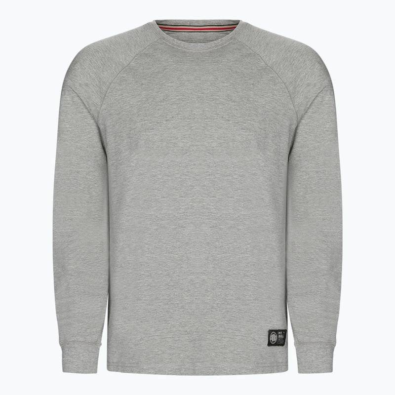 Pánska mikina Pitbull West Coast Small Logo Spandex 210 grey/melange 7