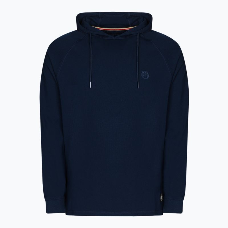 Pánska mikina Pitbull West Coast Hooded Small Logo Spandex 210 dark navy