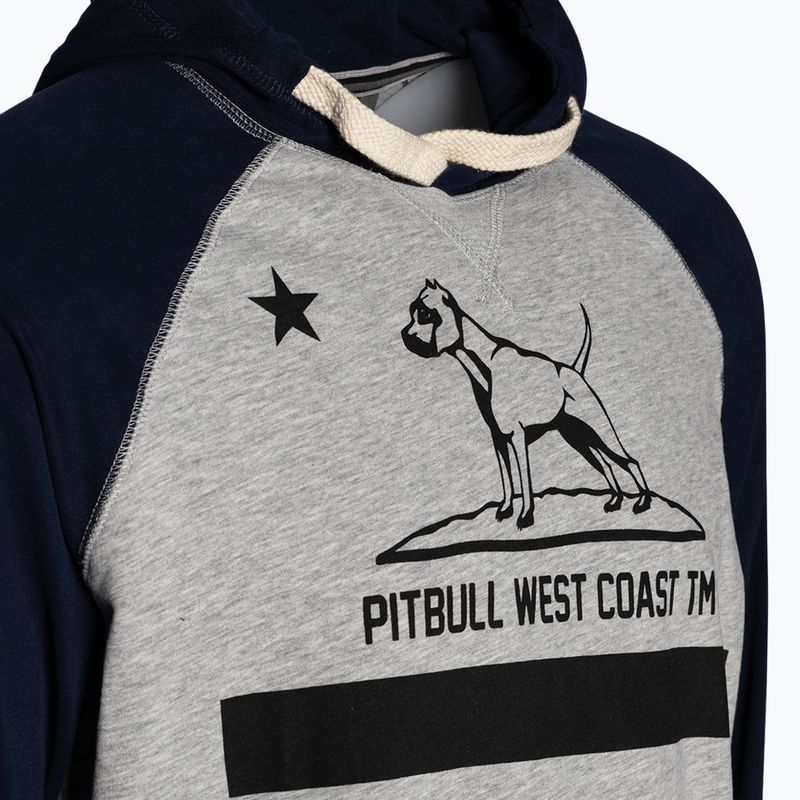 Pánska mikina Pitbull West Coast Hooded California 210 grey/dark navy 7