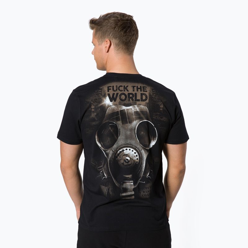 Pánske tričko Pitbull West Coast Manfuck The World black 3