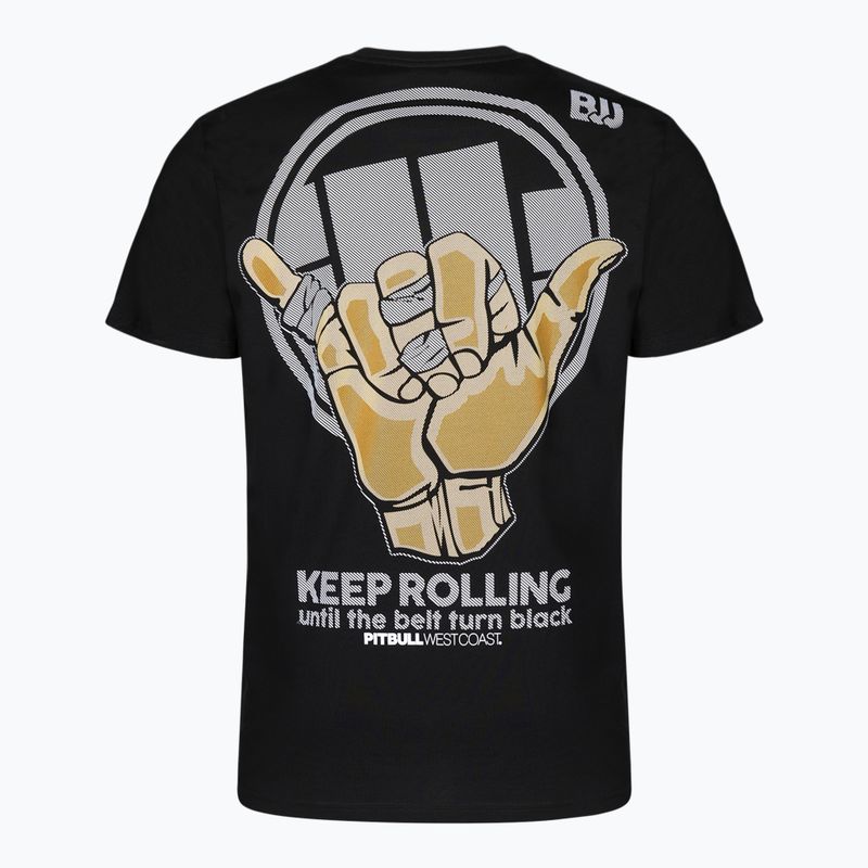 Pánske tričko Pitbull West Coast Keep Rolling Middle Weight black 2
