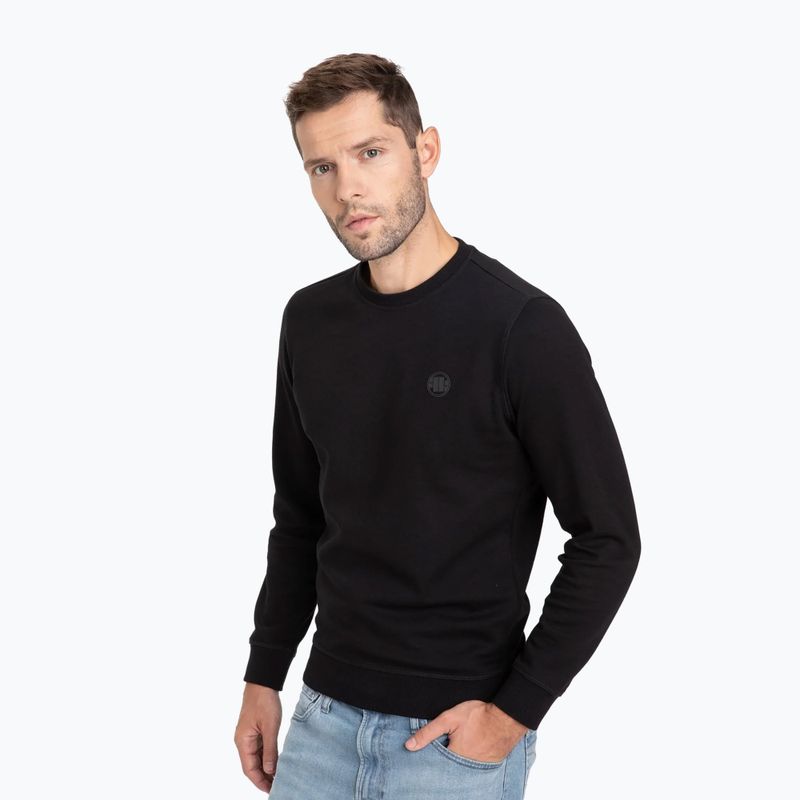 Pánska mikina Pitbull West Coast Tanbark Crewneck Sweatshirt black