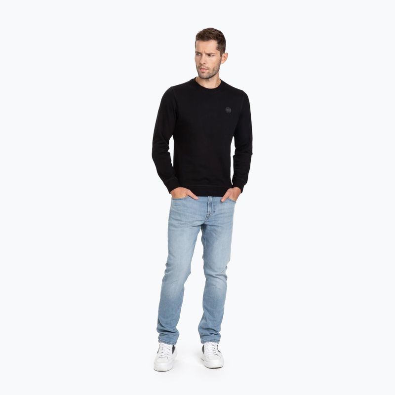 Pánska mikina Pitbull West Coast Tanbark Crewneck Sweatshirt black 2