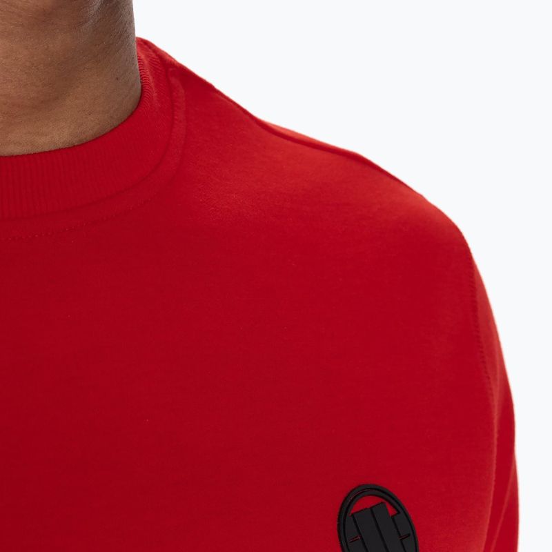 Pánska mikina Pitbull West Coast Tanbark Crewneck Sweatshirt red 5