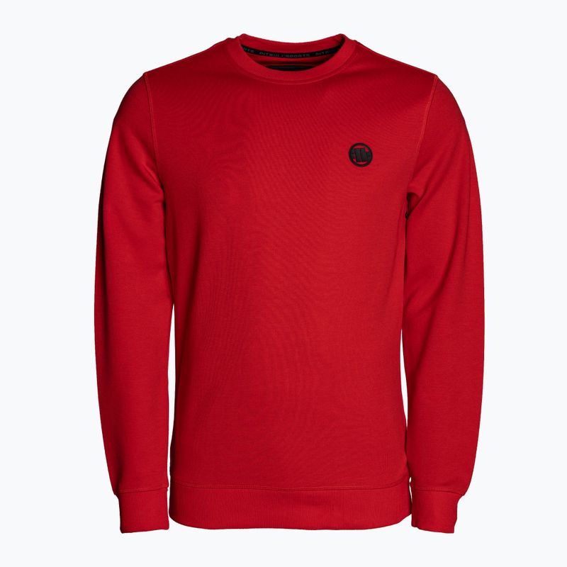 Pánska mikina Pitbull West Coast Tanbark Crewneck Sweatshirt red 7