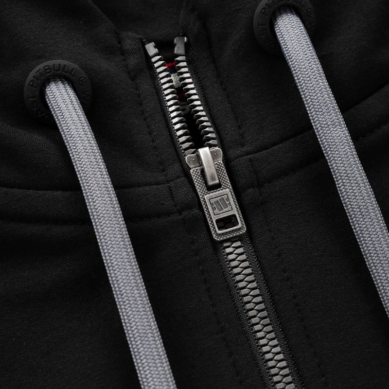 Dámska mikina Pitbull West Coast Hooded Zip French Terry black 4