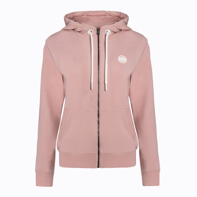 Dámska mikina Pitbull West Coast Hooded Zip French Terry powder pink