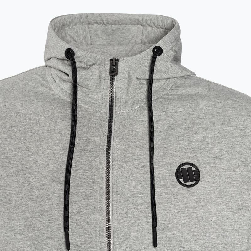 Pánska mikina Pitbull West Coast Hooded Zip Small Logo F.Terry 220 grey/melange 7