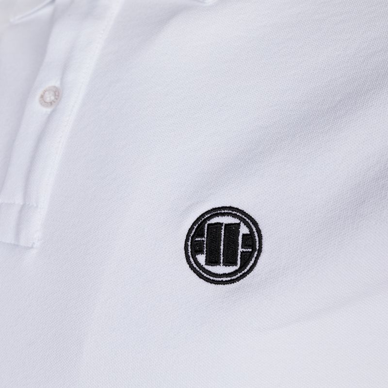 Pánske polo tričko Pitbull West Coast Polo Regular white 3