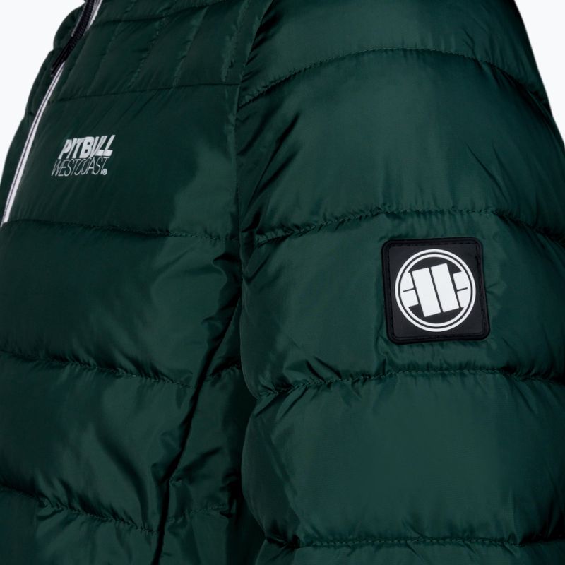Pánska zimná bunda Pitbull West Coast Padded Hooded Seacoast dark olive 3