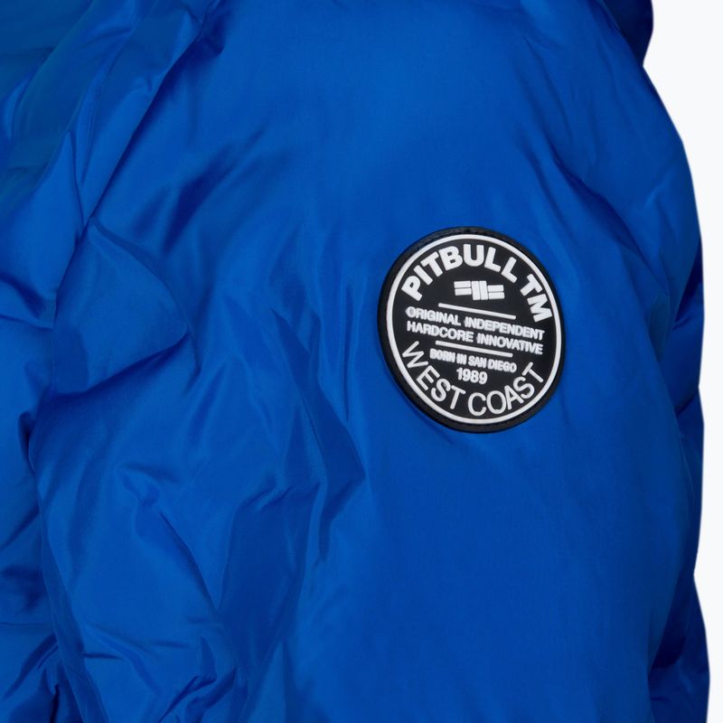Pánska zimná bunda Pitbull West Coast Quilted Hooded Carver royal blue 3