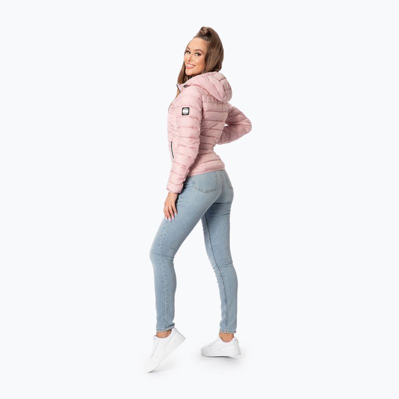 Dámska páperová bunda Pitbull West Coast Seacoast powder pink 3