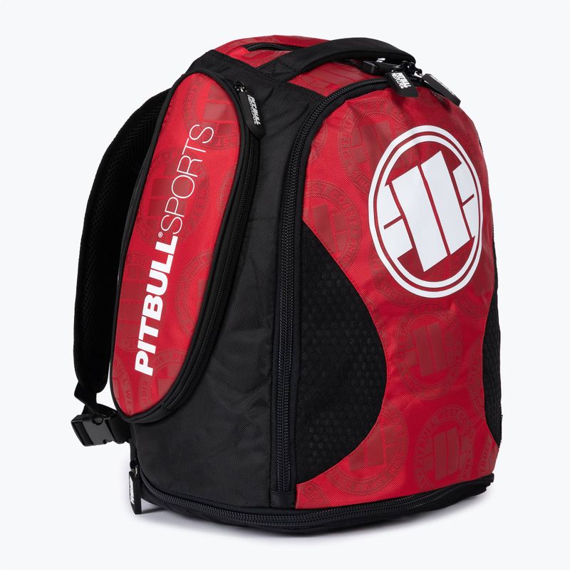 Pánsky batoh Pitbull West Coast Medium Convertible Logo red 2