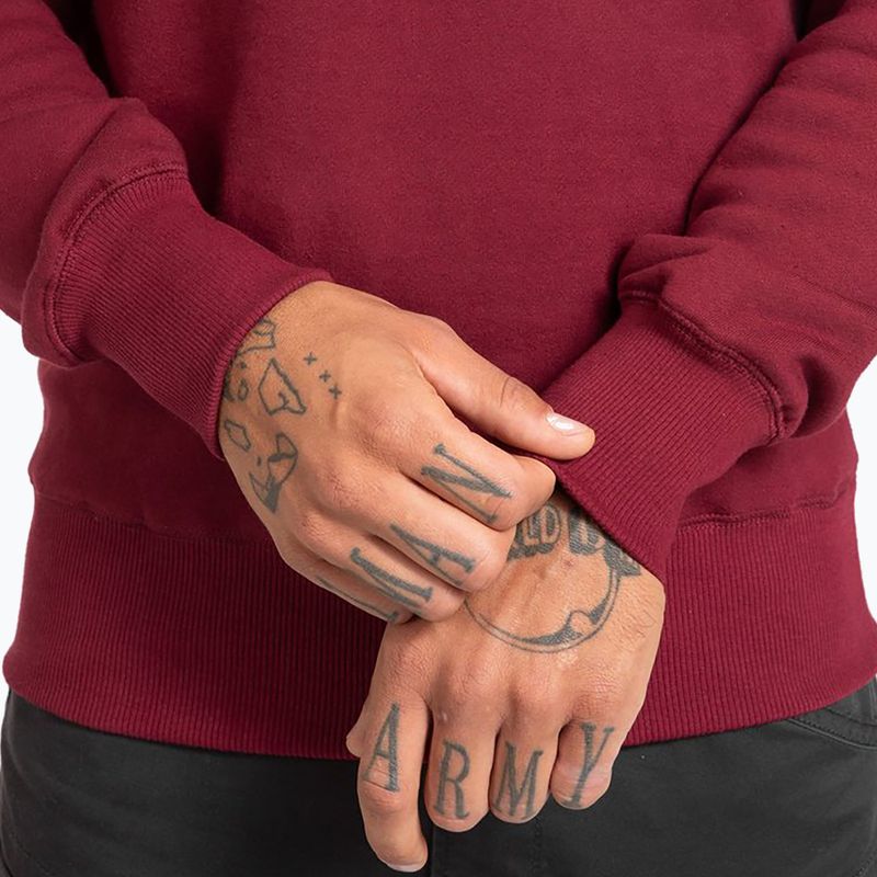 Pánska mikina Pitbull West Coast Crewneck Classic Logo burgundy 5