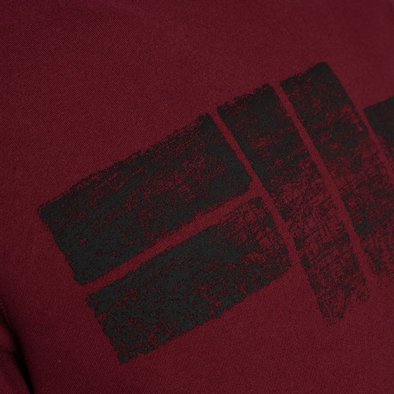 Pánska mikina Pitbull West Coast Crewneck Classic Logo burgundy 8