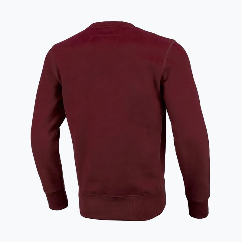 Pánska mikina Pitbull West Coast Crewneck Classic Logo burgundy 7