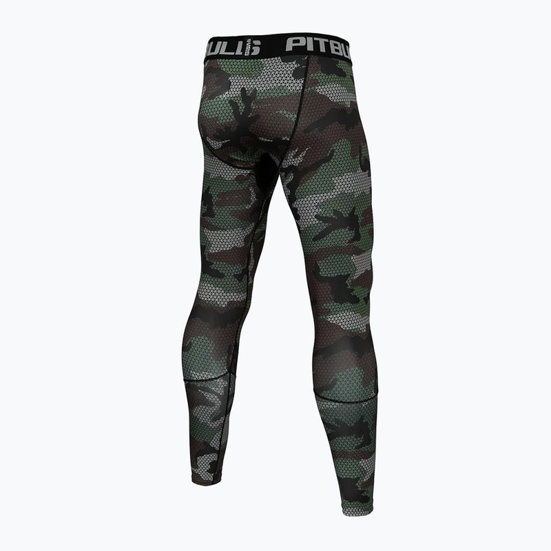 Pánske legíny Pitbull West Coast Net Camo Woodland Camo woodland camo 2