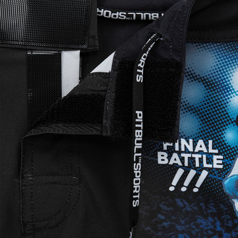 Pánske grapplingové šortky Pitbull West Coast Grappling Master Of Boxing black 12