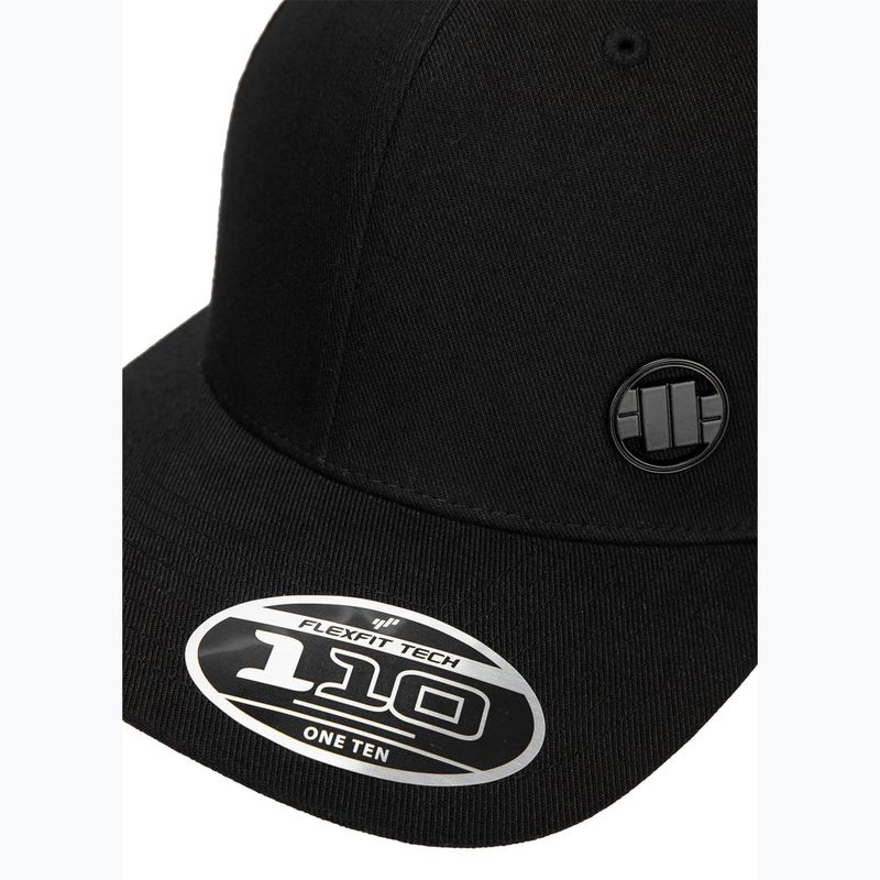 Pitbull West Coast pánske Snapback Hook & Loop ,,3D Metal Logo" black 4