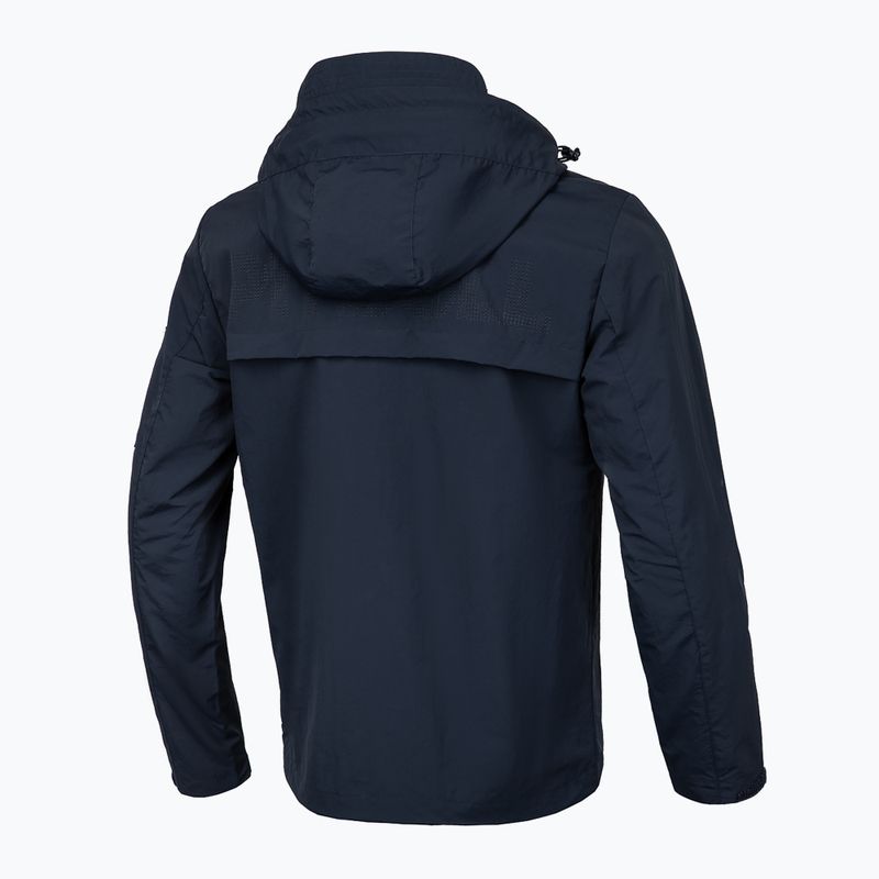 Pitbull West Coast pánska bunda Spine dark navy 2