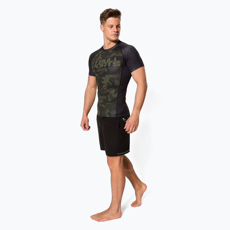Pánsky chránič Rashguard Pitbull West Coast T-S Rash Dillard olive camo 2