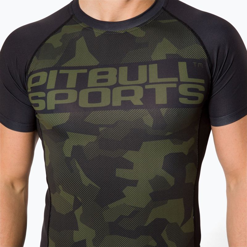 Pánsky chránič Rashguard Pitbull West Coast T-S Rash Dillard olive camo 4