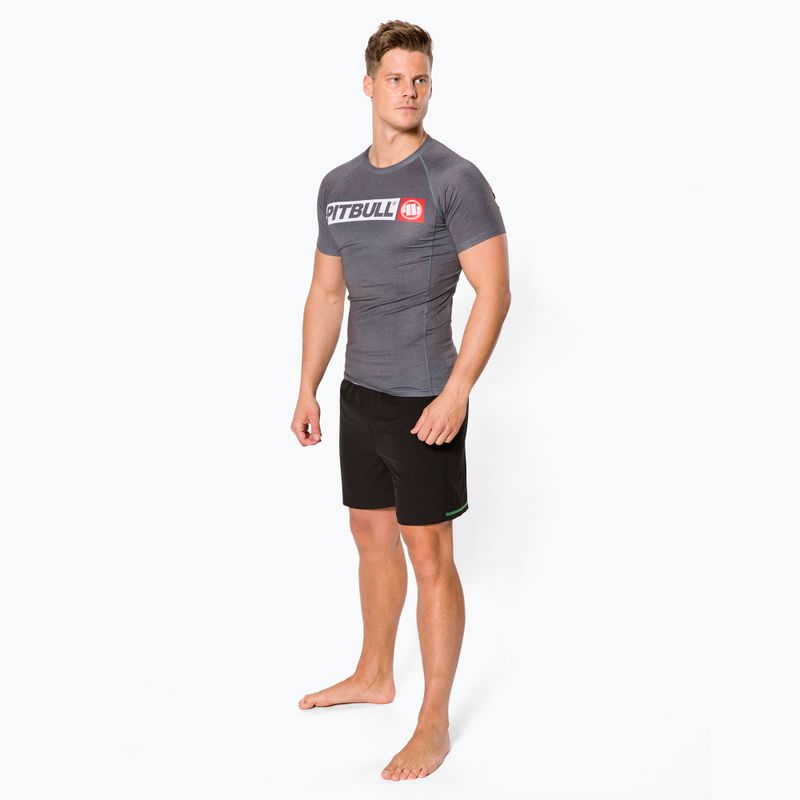 Pánsky chránič Rashguard Pitbull West Coast T-S Rash Hilltop grey/melange 2