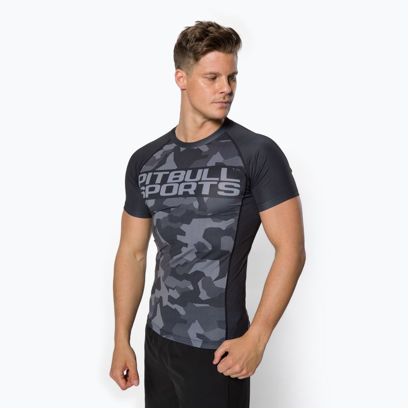 Pánsky chránič Rashguard Pitbull West Coast T-S Rash Dillard black camo