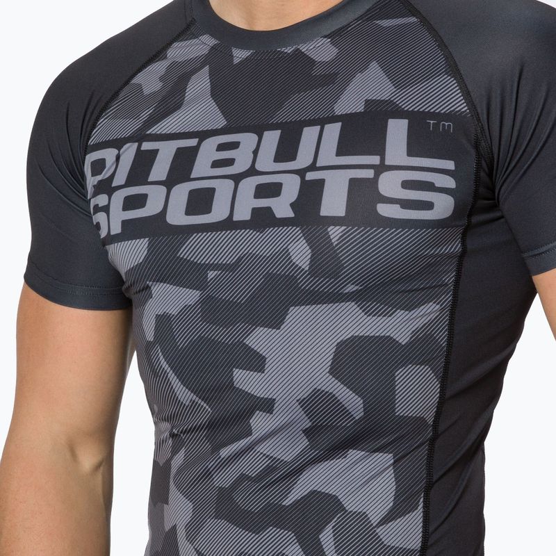 Pánsky chránič Rashguard Pitbull West Coast T-S Rash Dillard black camo 4