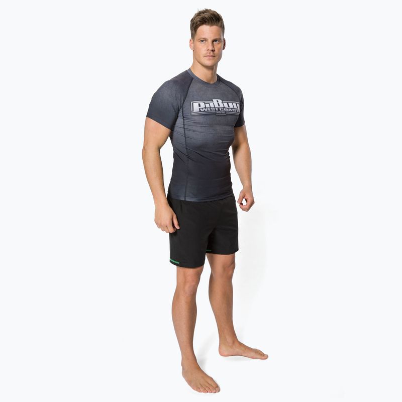 Pánsky chránič Rashguard Pitbull West Coast T-S Rash Scratch grey 2
