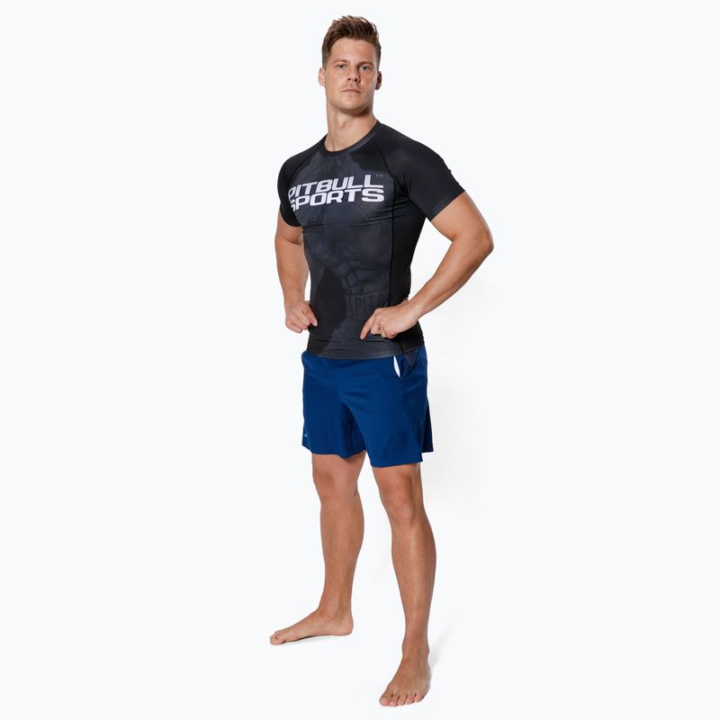 Pánsky chránič Rashguard Pitbull West Coast T-S Rash Master Of Boxing black 2