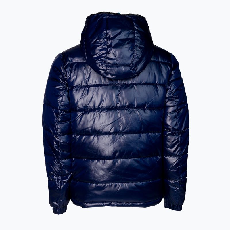 Pánska páperová bunda Pitbull West Coast Quilted Hooded Shine dark navy 2