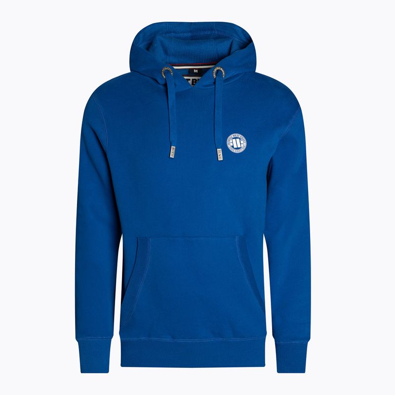 Pánska mikina Pitbull West Coast Hooded Small Logo royal blue