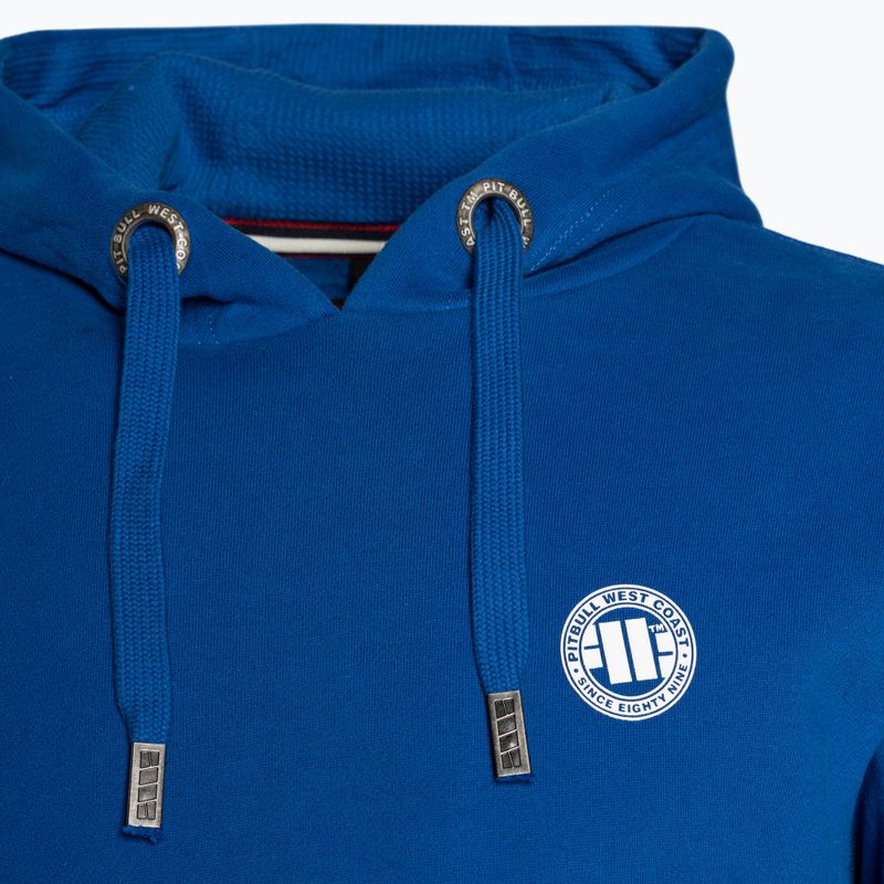 Pánska mikina Pitbull West Coast Hooded Small Logo royal blue 3