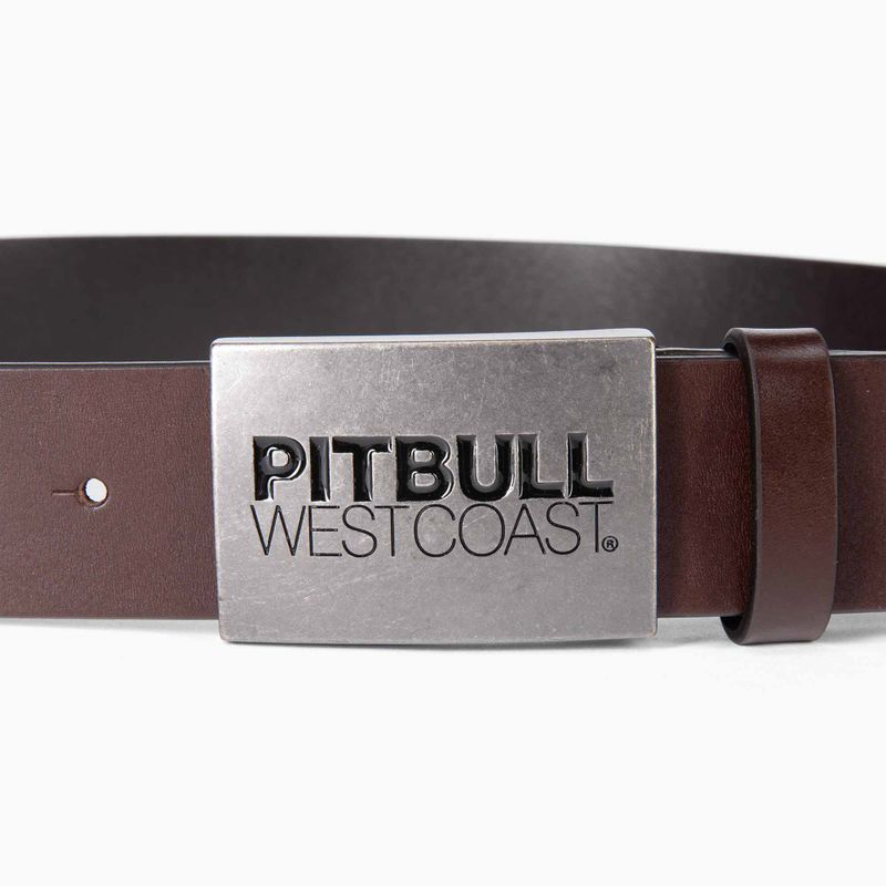 Pánsky opasok Pitbull West Coast Original Leather TNT brown 2