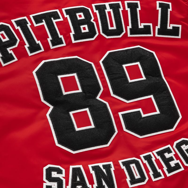 Pánska bunda Pitbull West Coast Silverwing Padded Varsity red 5