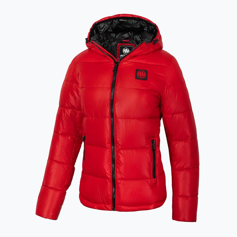 Dámska páperová bunda Pitbull West Coast Shine Quilted Hooded red 4