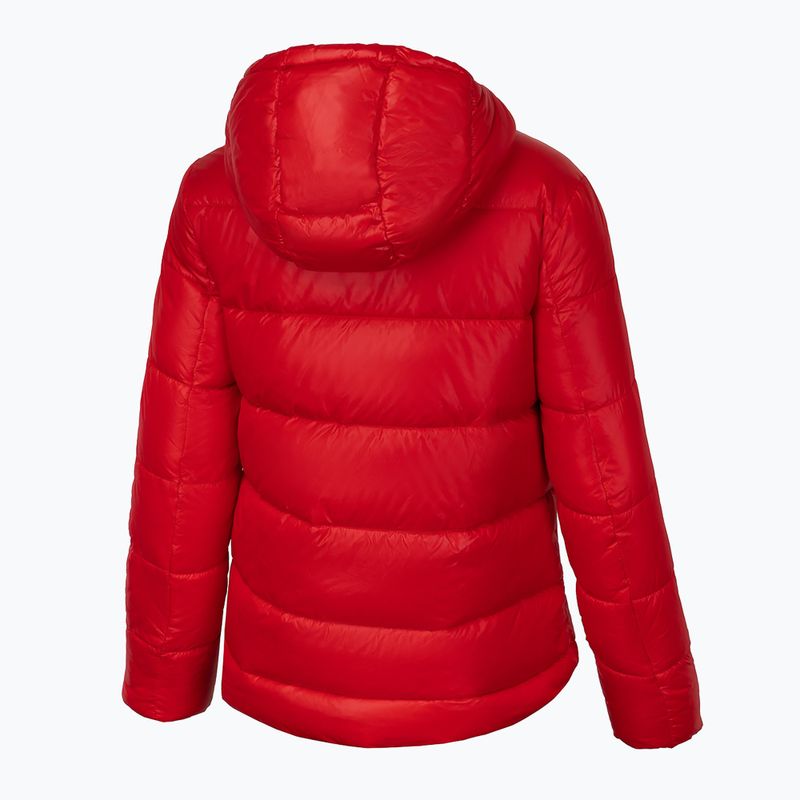 Dámska páperová bunda Pitbull West Coast Shine Quilted Hooded red 5