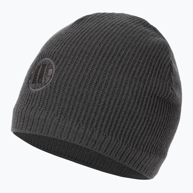 Pánska zimná čiapka Pitbull Beanie Mills Logo grey