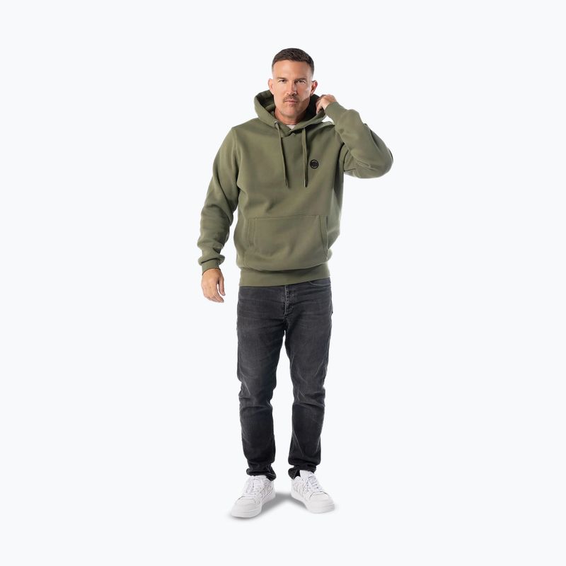 Pánska mikina Pitbull Small Logo Hooded olive 2