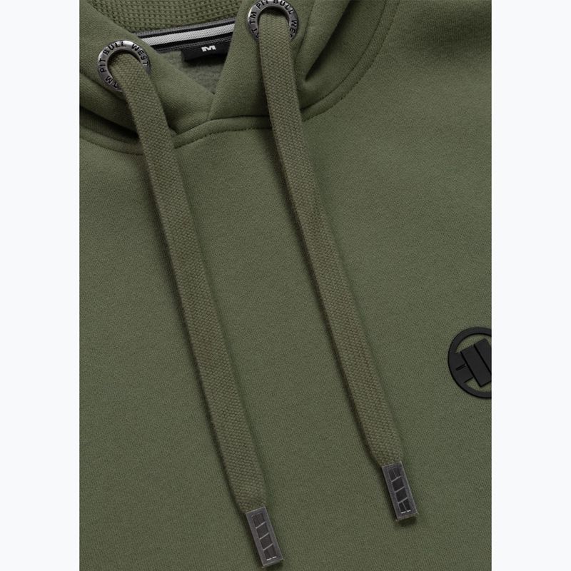 Pánska mikina Pitbull Small Logo Hooded olive 5