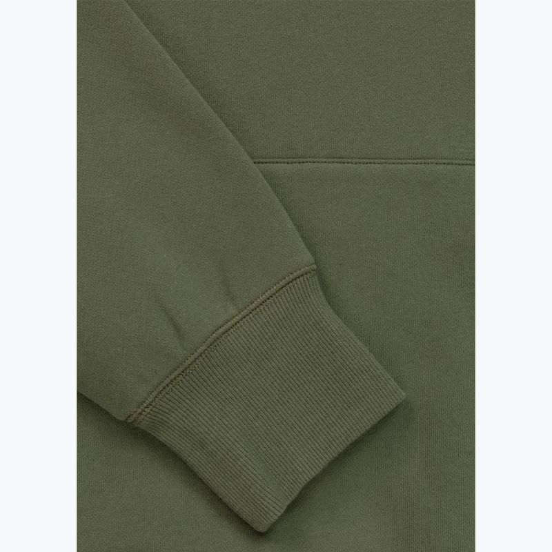 Pánska mikina Pitbull Small Logo Hooded olive 7