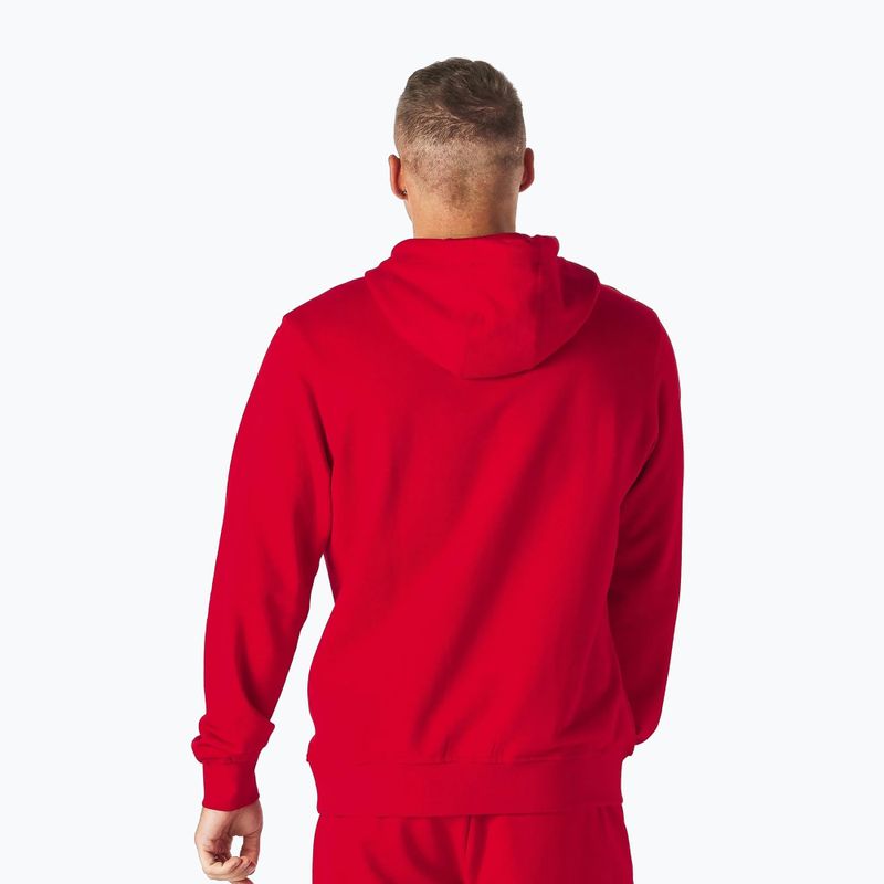 Pánska mikina Pitbull West Coast Hooded Hilltop Terry Group red 2