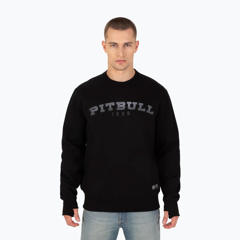 Pánska mikina Pitbull West Coast Born In 1989 Crewneck black